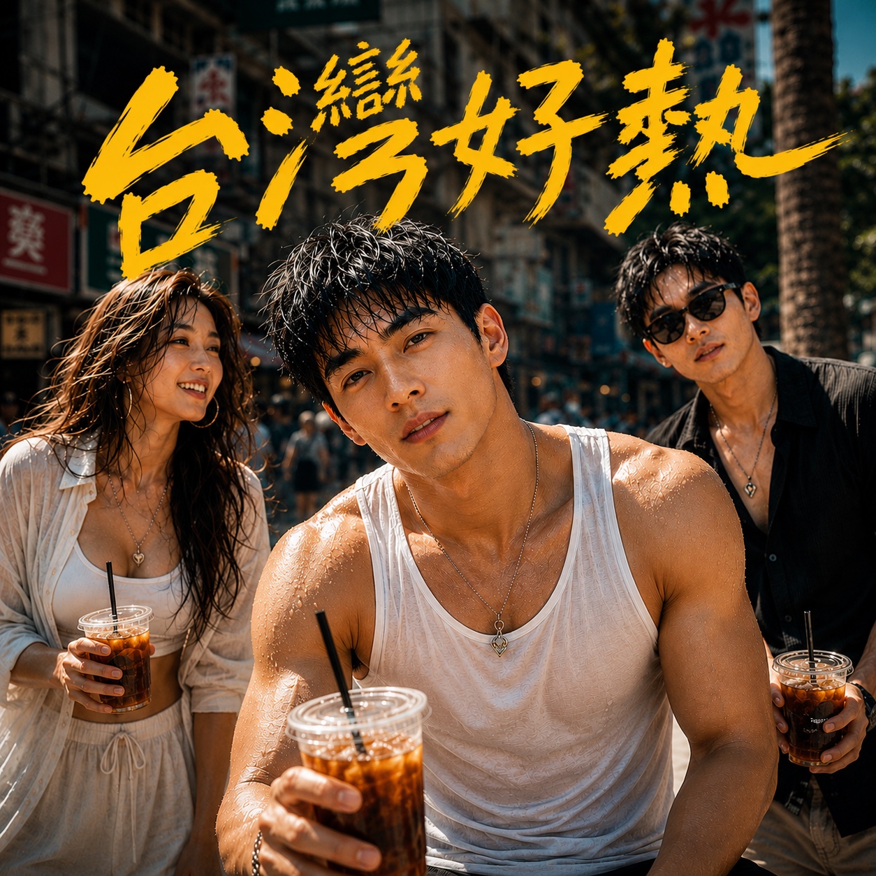 RIVER 已上架音樂作品《台灣好熱》封面