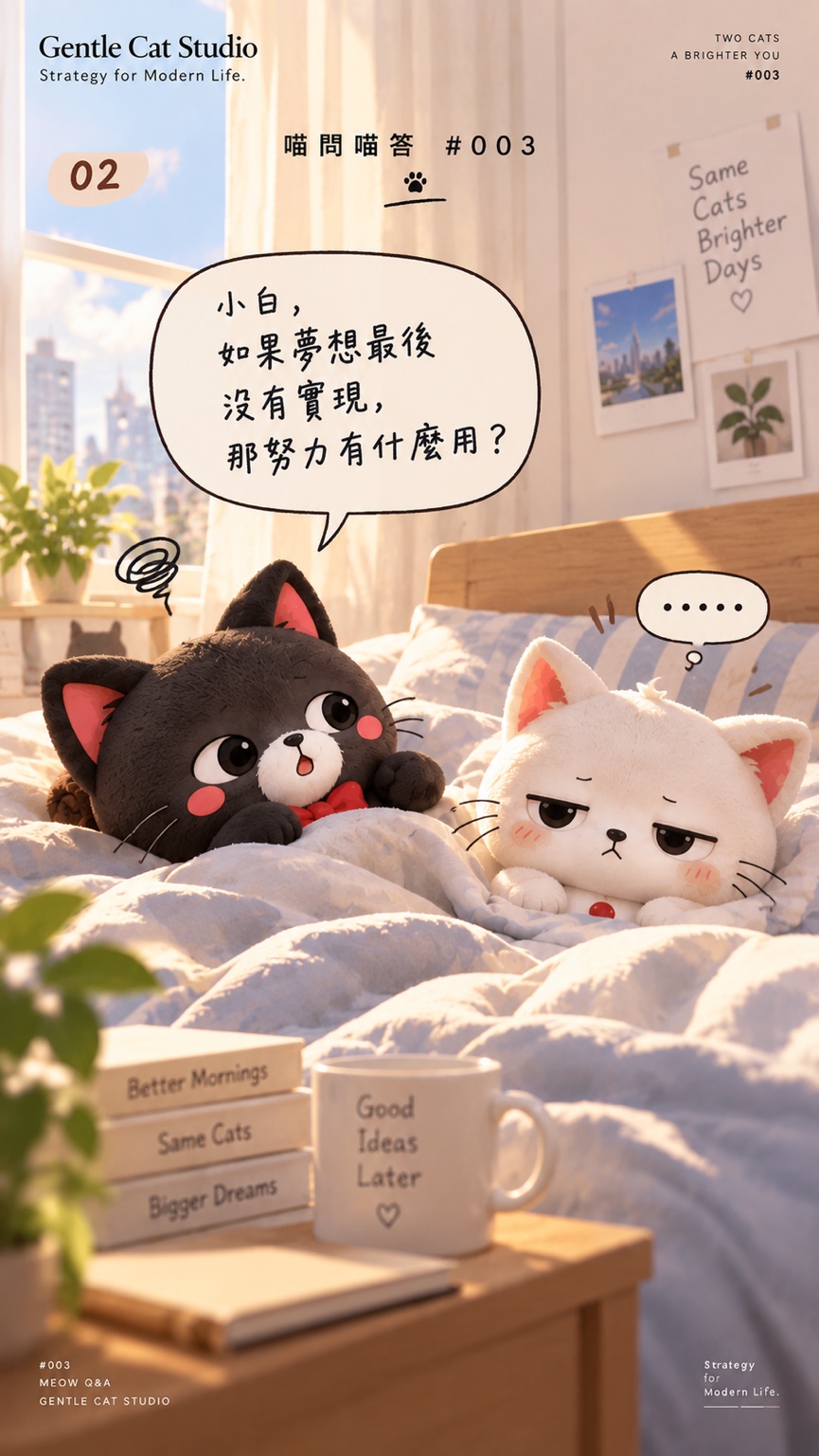 Jasper:小白,如果夢想最後沒有實現,那努力有什麼用?