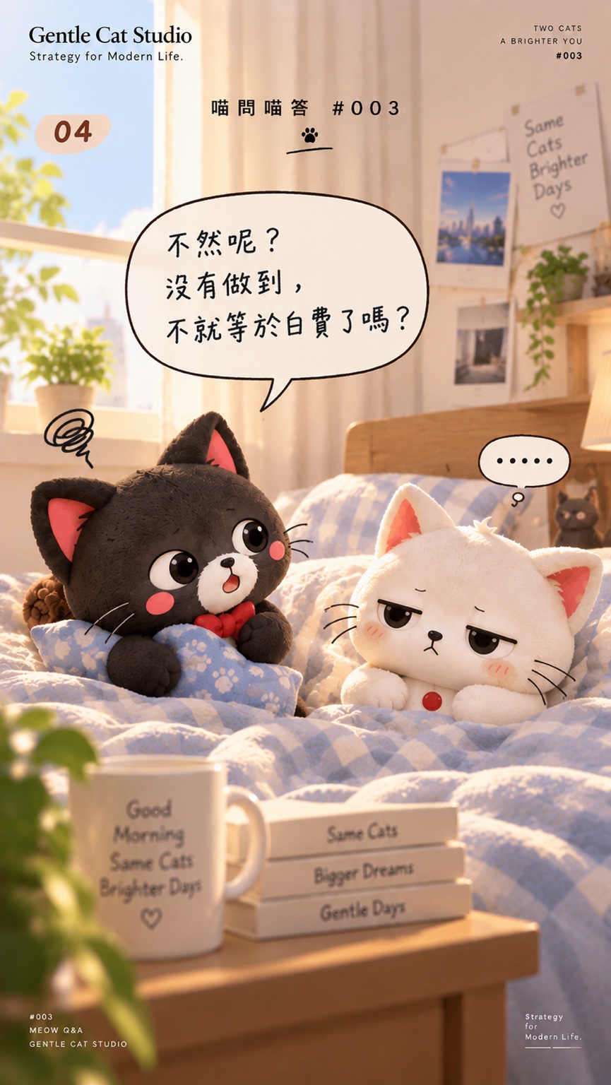 Jasper:不然呢?沒有做到,不就等於白費了嗎?