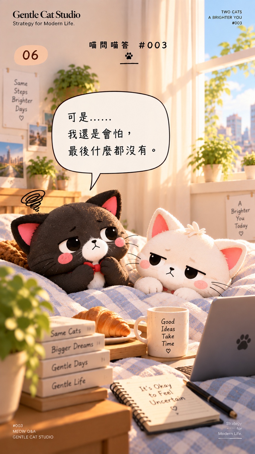 Jasper:可是……我還是會怕,最後什麼都沒有。