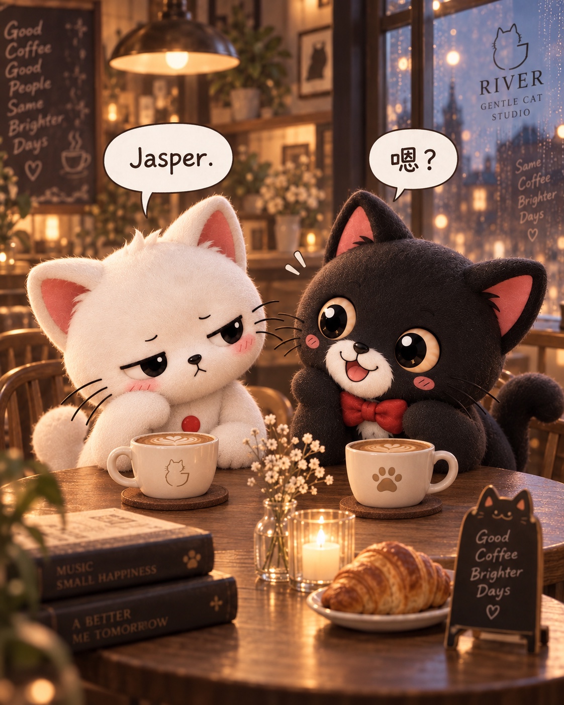 小白:Jasper。Jasper:嗯?
